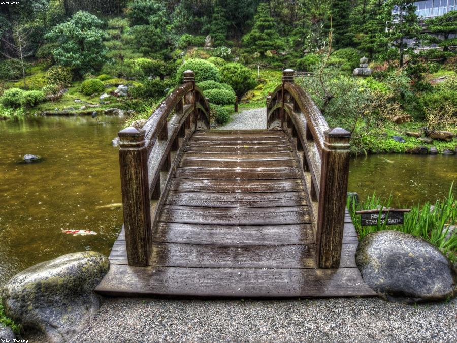 Allée de jardin en pierre
